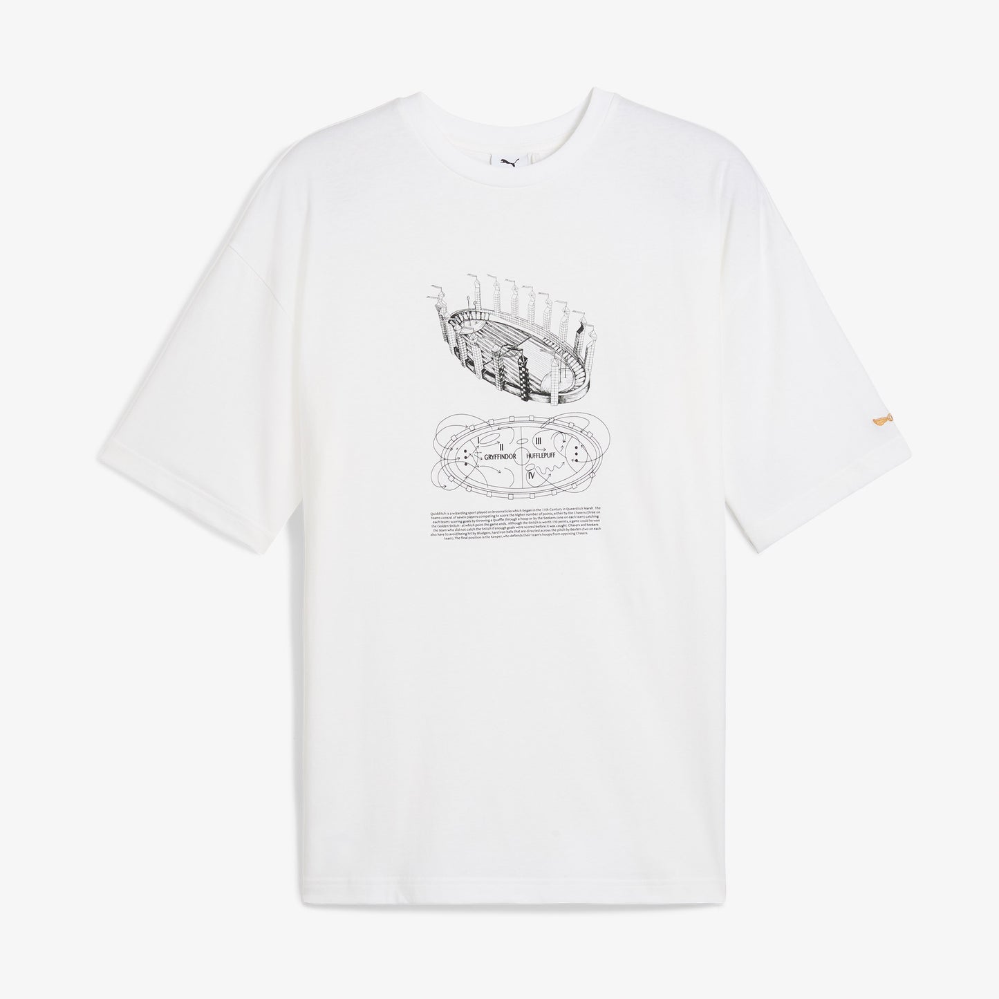 Puma X Harry Potter Unisex Beyaz T-shirt
