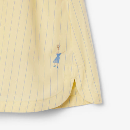 Lacoste Oversize Fit Kadın Sarı Şort