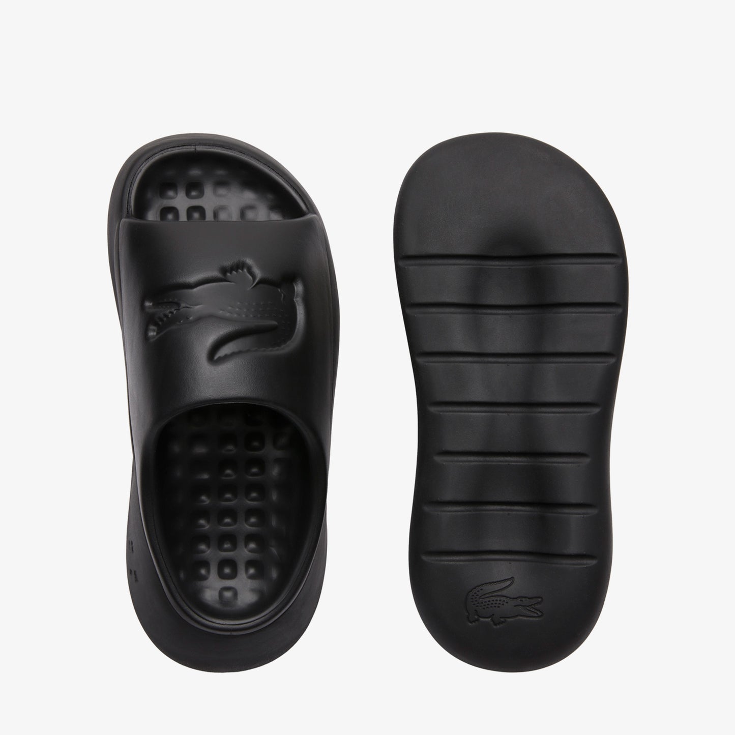 Lacoste Croco 3.0 Kadın Siyah Terlik