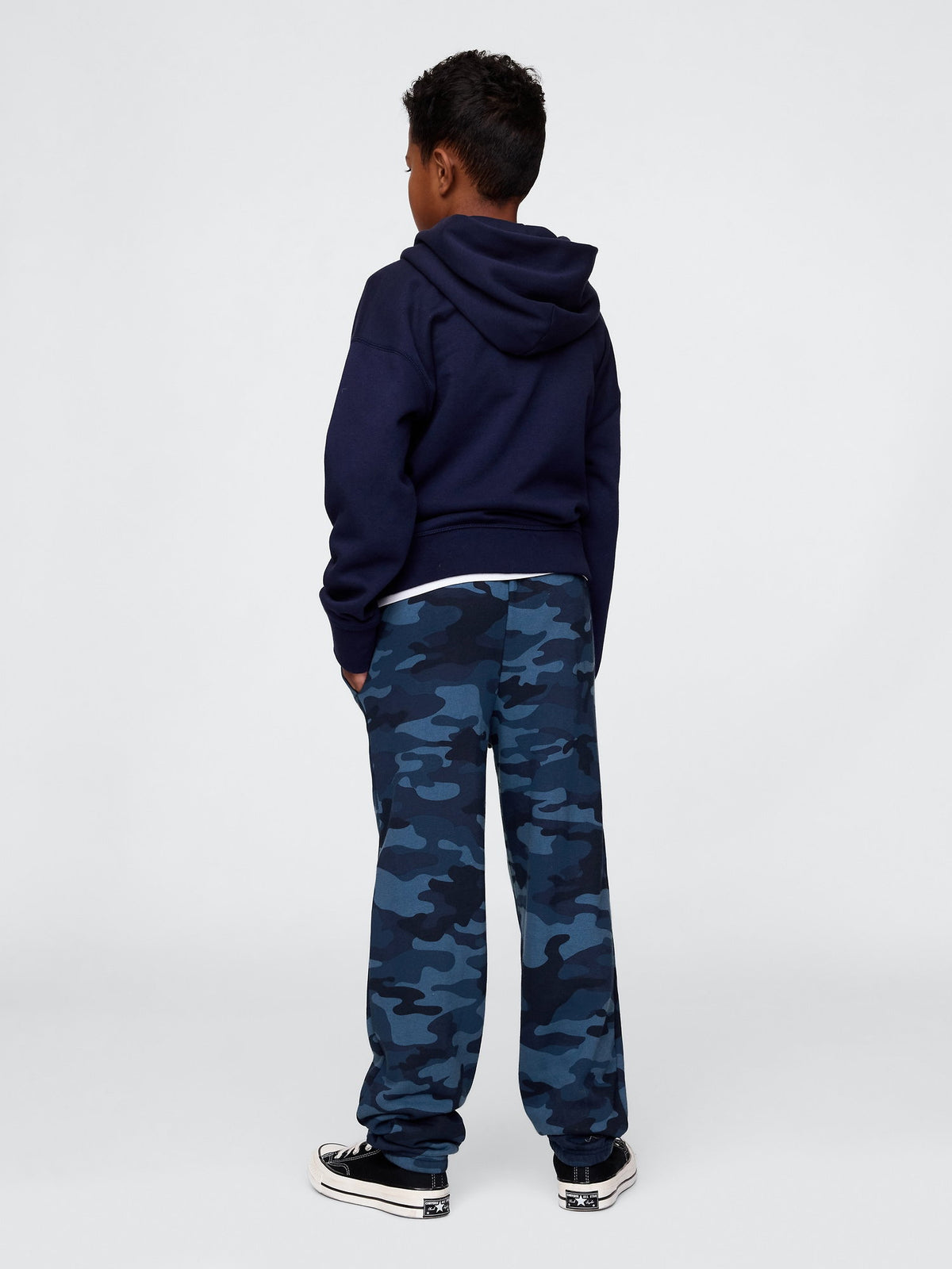 Mavi Relaxed Gap Logo Eşofman Altı
