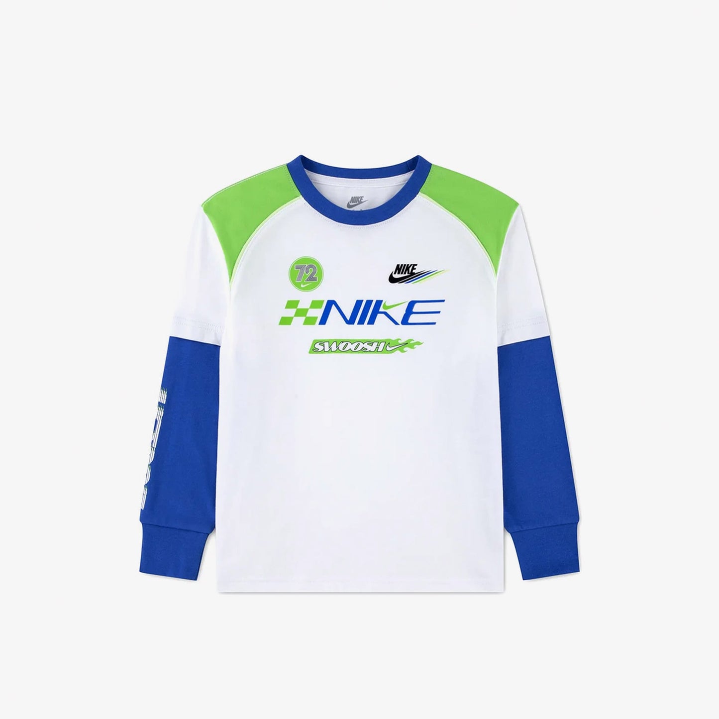 Nike Victory Lap Two Çocuk Beyaz Sweatshirt