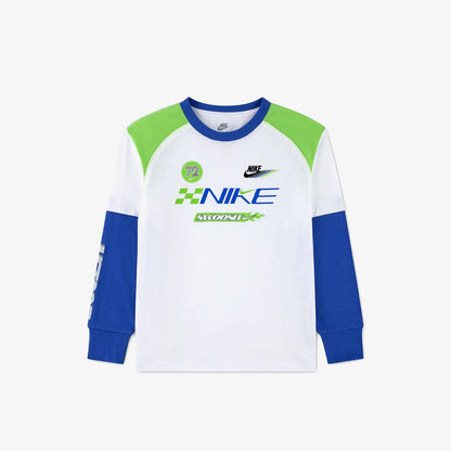 Nike Victory Lap Two Çocuk Beyaz Sweatshirt