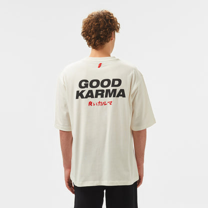 United4 Karma Erkek Beyaz T-shirt