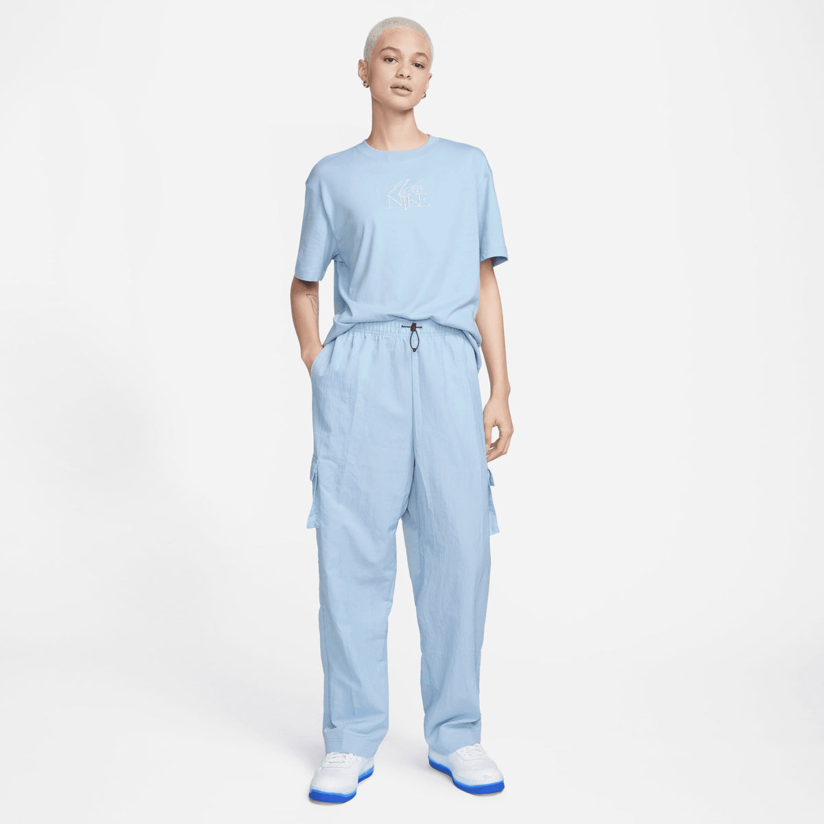 Nike Sportswear Essential Sportswear Kadın Mavi Eşofman Altı
