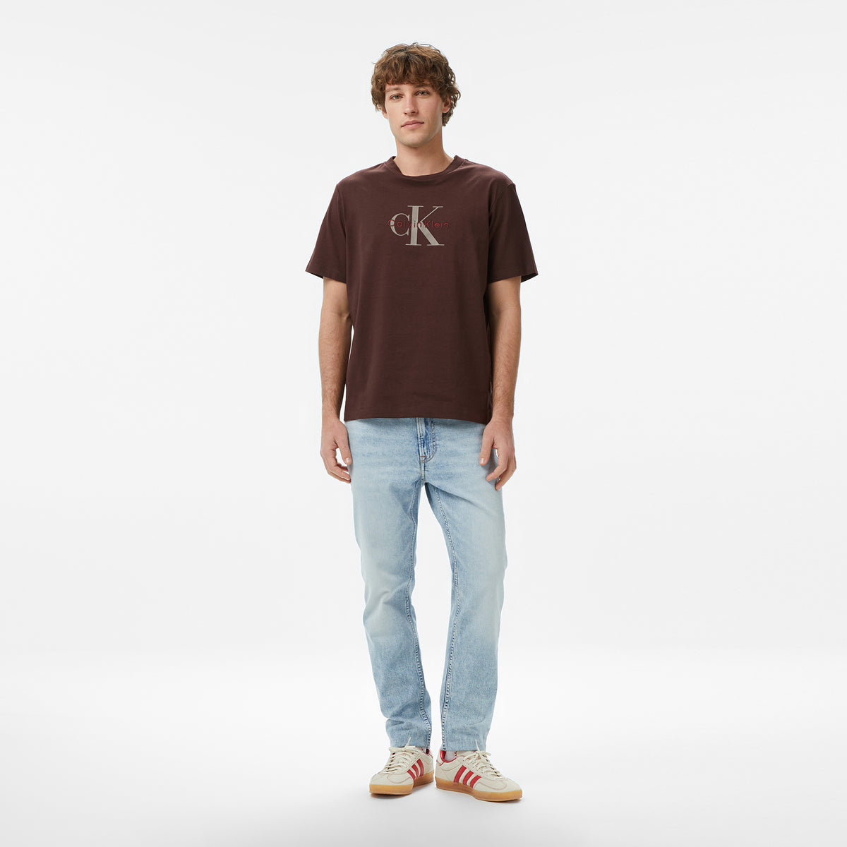 Calvin Klein Hero Monologo 20s Erkek Kahverengi T-shirt
