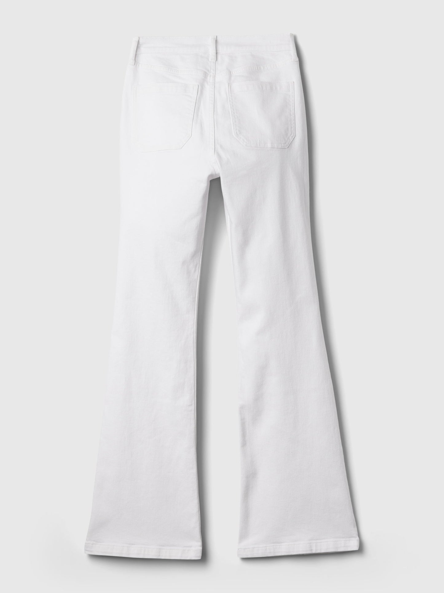 Beyaz High Rise '70s Flare Washwell™ Jean Pantolon