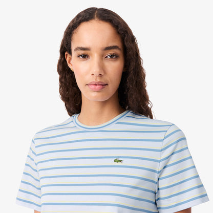 Lacoste Regular Fit Kadın Mavi T-shirt