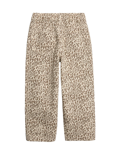 Denim Leopar Desenli Jean (2-10 Yaş)