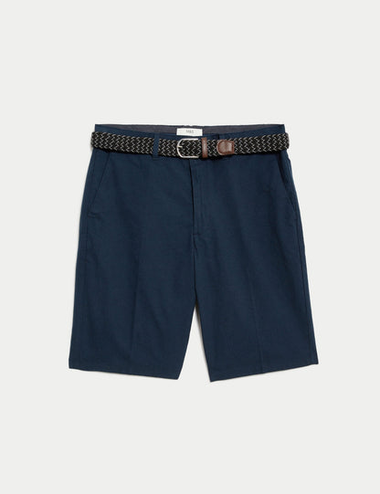 Saf Pamuklu Regular Fit Chino Şort