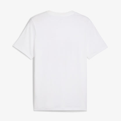 Puma Wardrobe Ess Graphic Erkek Beyaz T-shirt