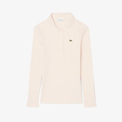 Lacoste L.12.d Slim Fit Kadın Pembe Polo