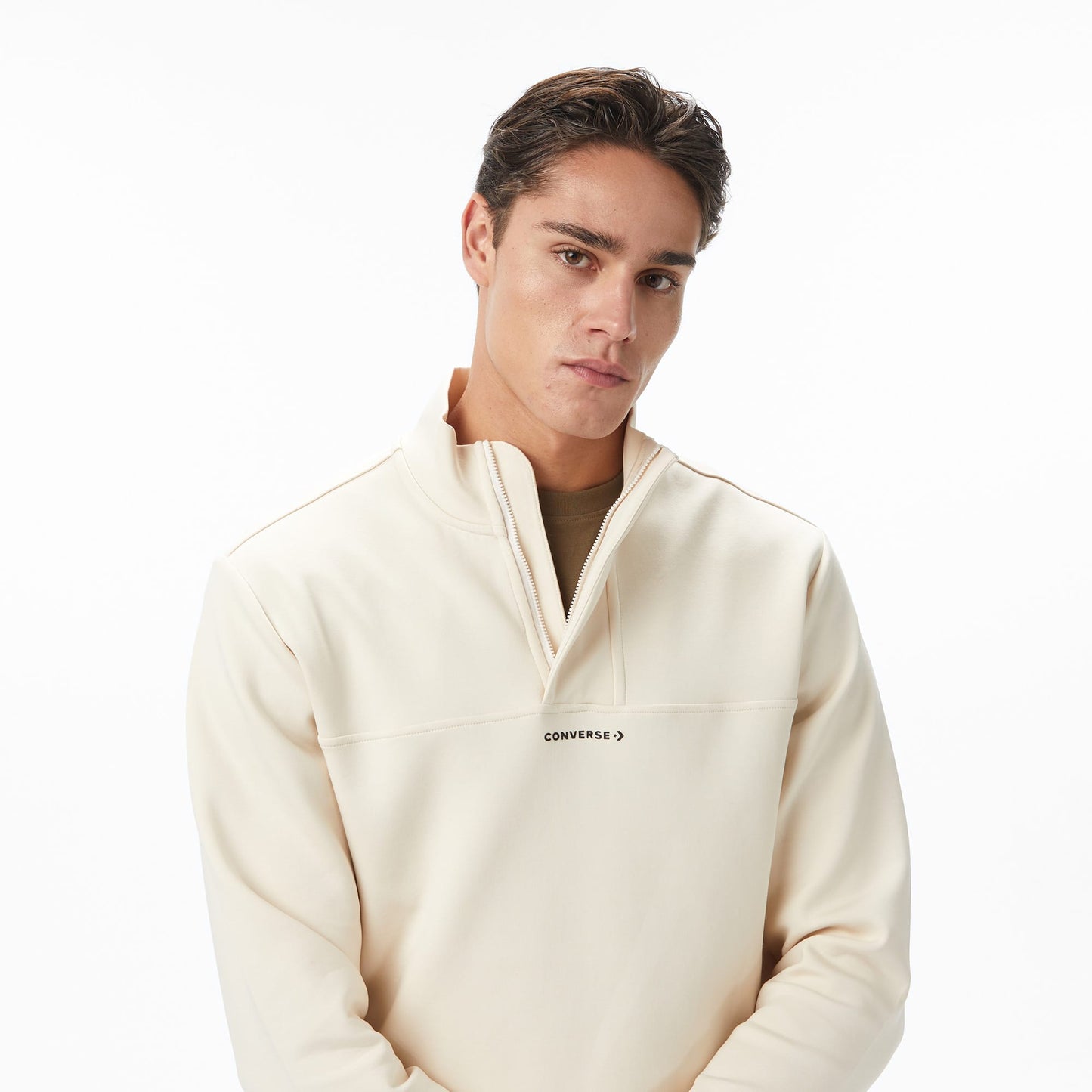 Converse Erkek Krem Sweatshirt
