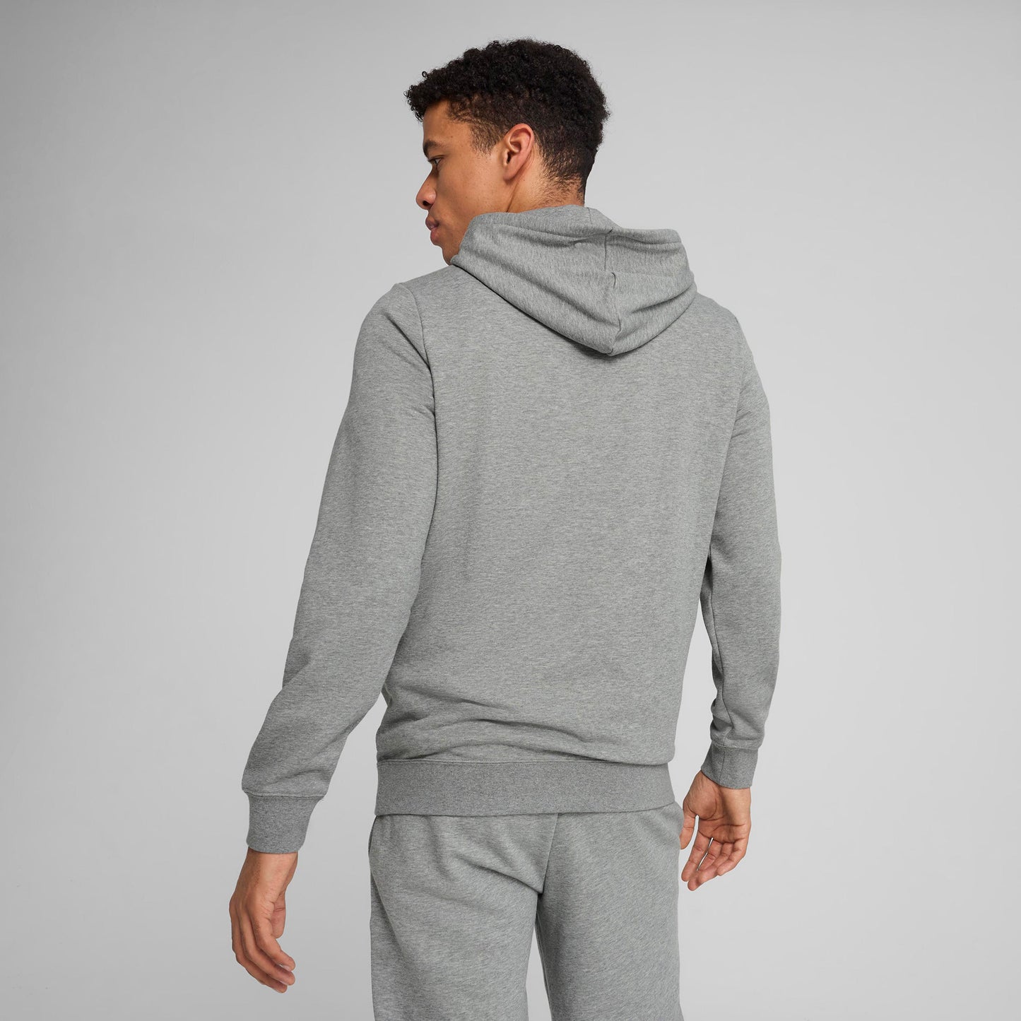 Puma Essential No. 1 Logo Erkek Gri Sweatshirt