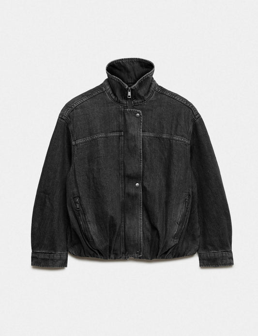 Denim Biker Ceket