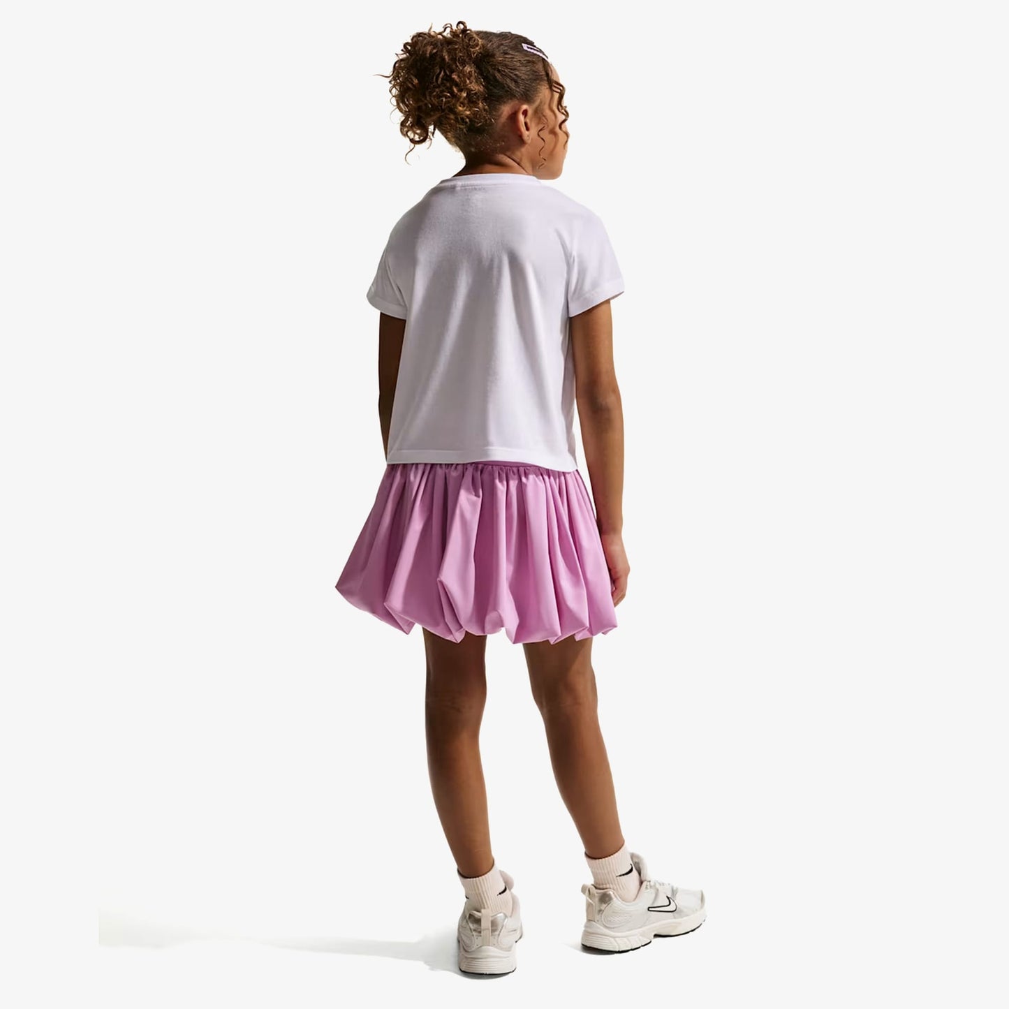 Nike Lace It Up Çocuk Beyaz/pembe Şort Takımı