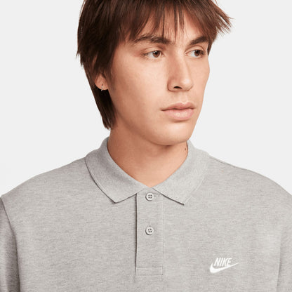 Nike Club Pique Erkek Gri Polo