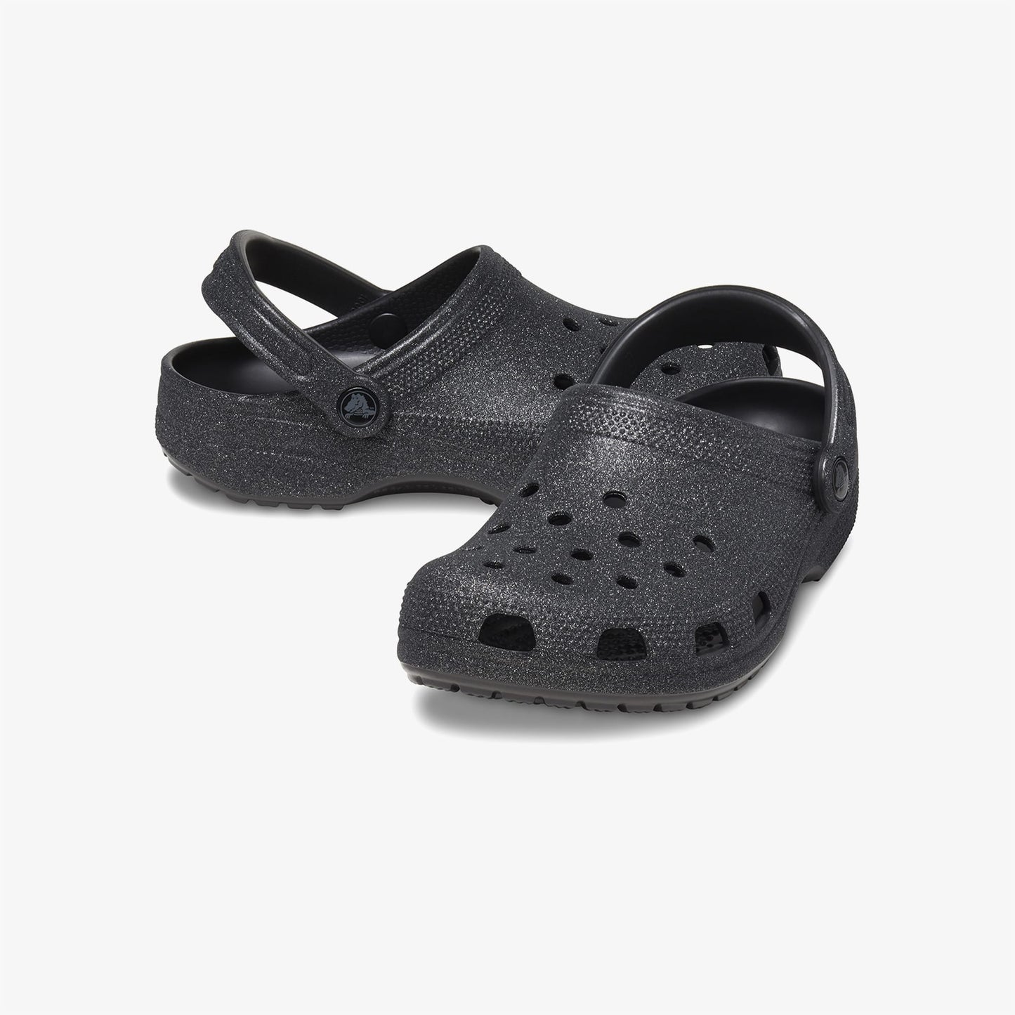 Crocs Classic Glitter Clog Kadın Siyah Terlik