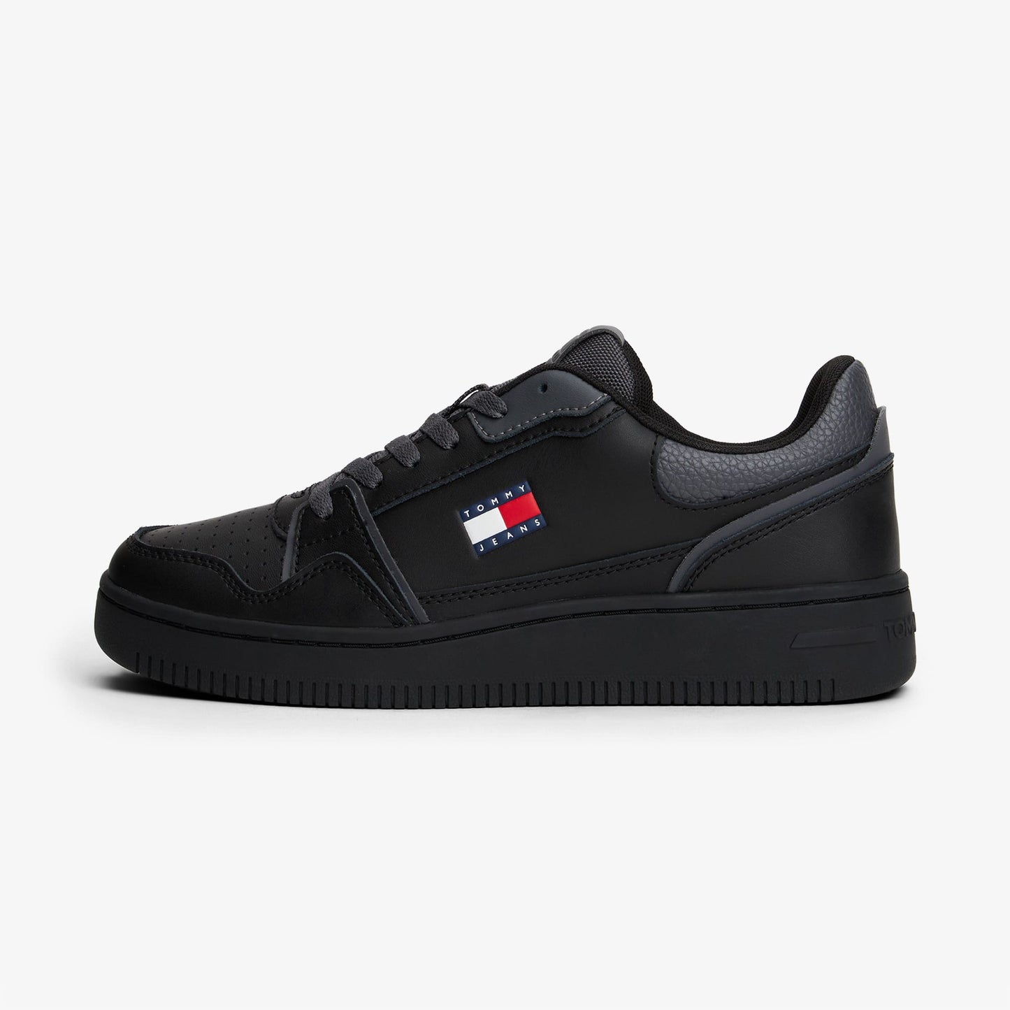 Tommy Jeans Retro Basket Kadın Siyah Spor Ayakkabı