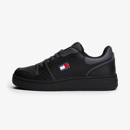 Tommy Jeans Retro Basket Kadın Siyah Spor Ayakkabı