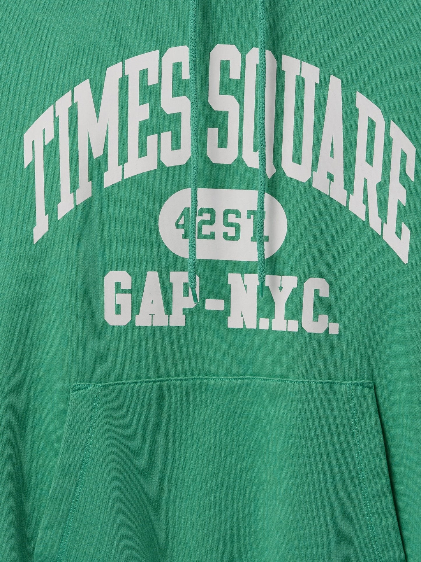 Yeşil Gap Logo Nyc Kapüşonlu Sweatshirt