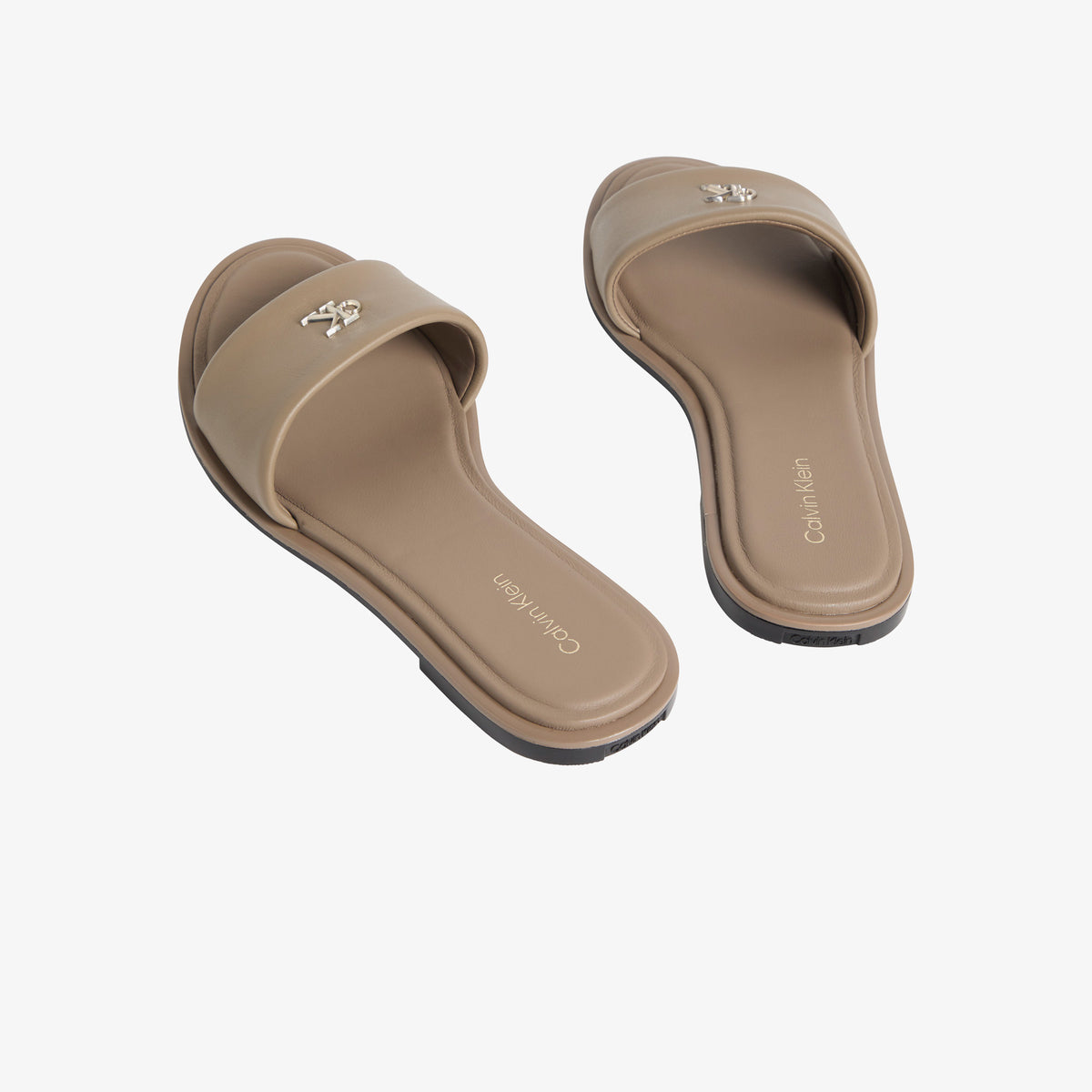 Calvin Klein Round Flat Kadın Gri Terlik