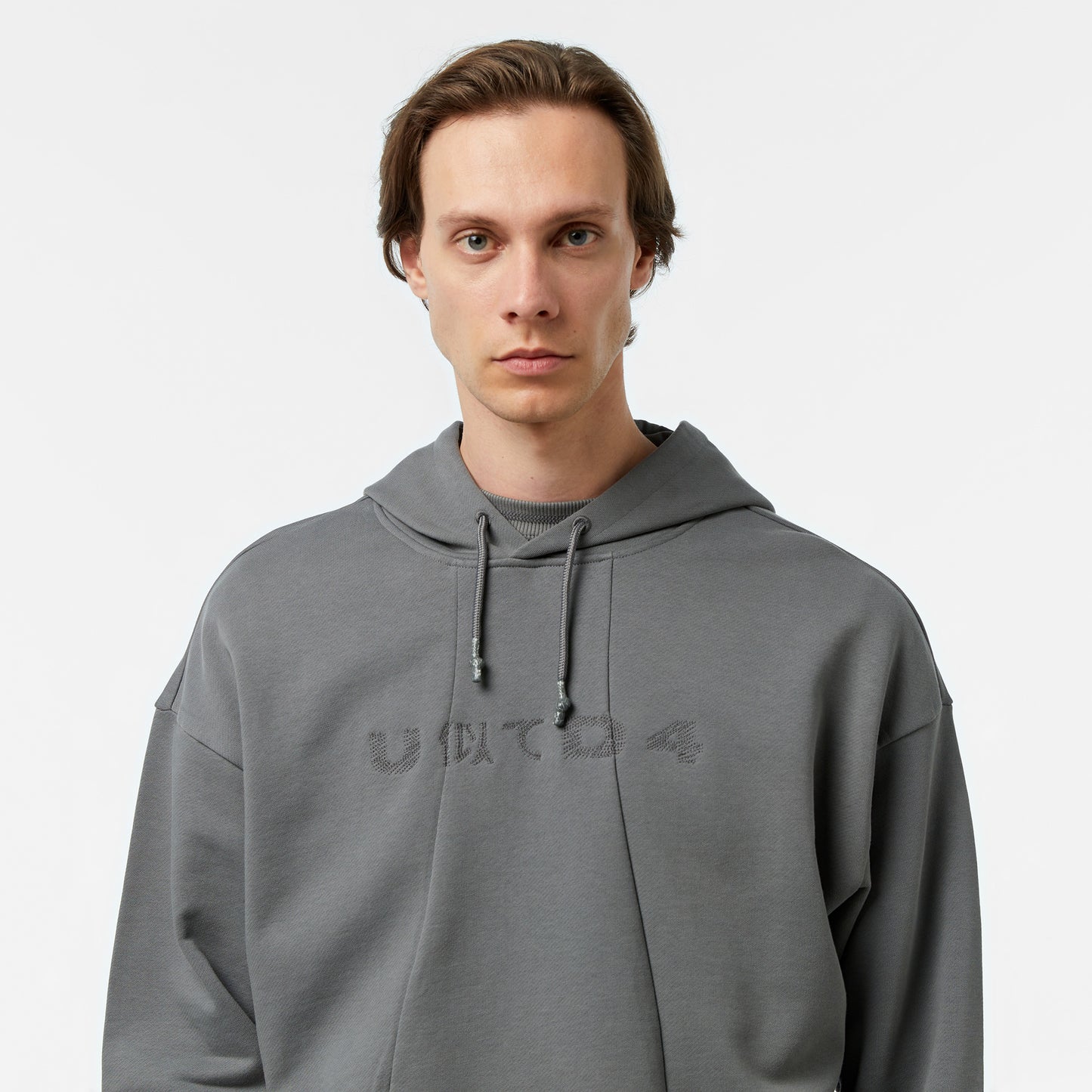 United4 Pieces Erkek Gri Hoodie