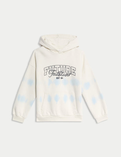 Pamuklu Ombre Grafikli Sweatshirt (6-16 Yaş)