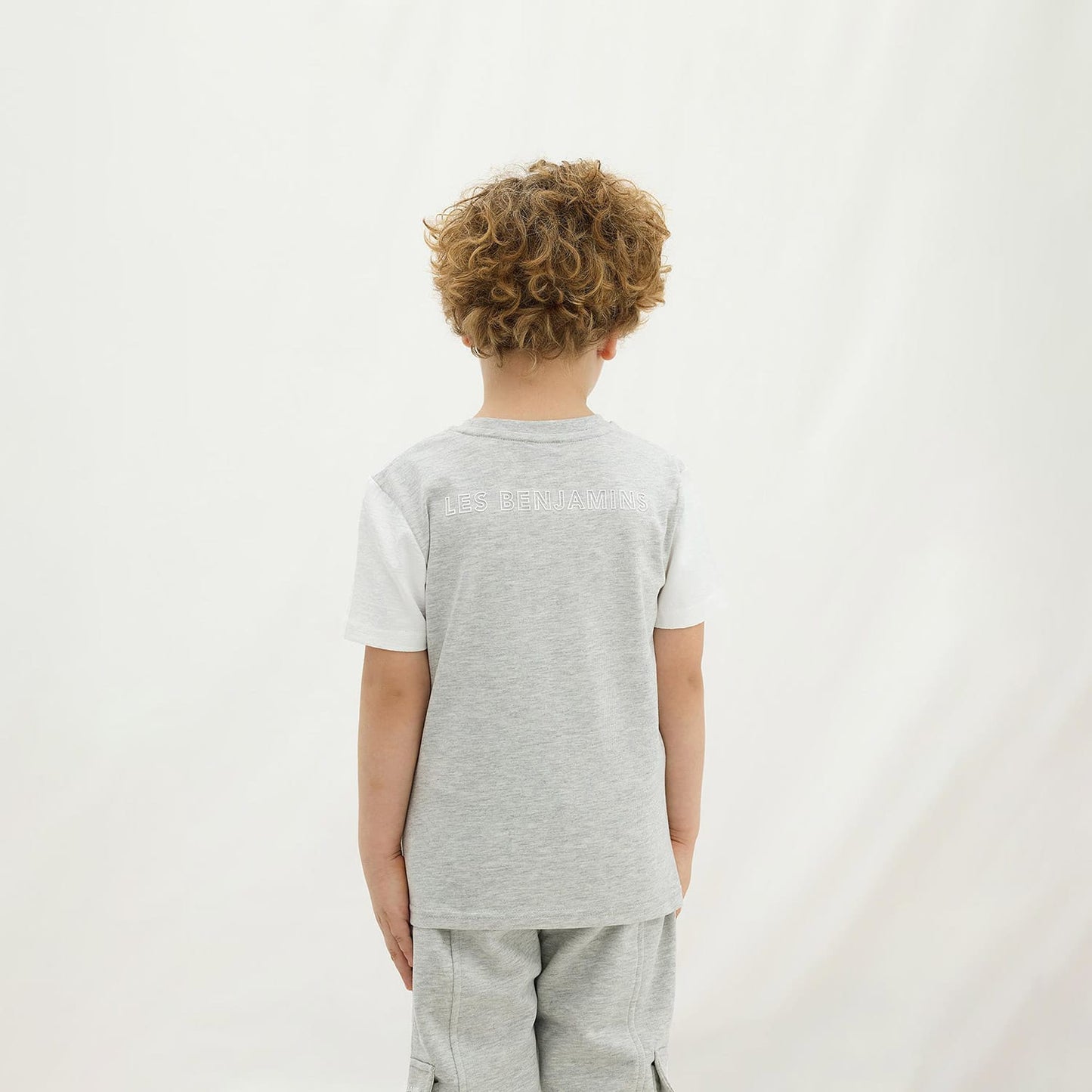 Les Benjamins 403 Çocuk Gri T-shirt