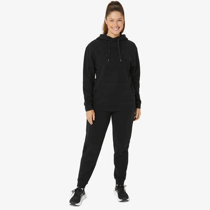 Asics Logo Sweatpant Kadın Siyah Eşofman Altı