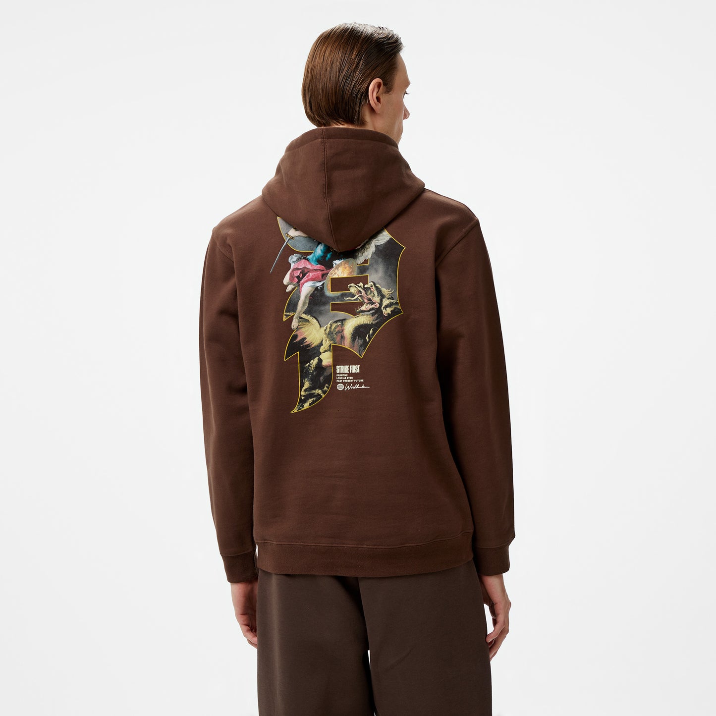 Primitive Courage Hood Erkek Kahverengi Hoodie