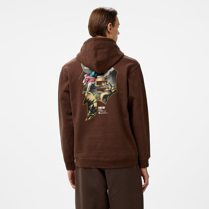 Primitive Courage Hood Erkek Kahverengi Hoodie