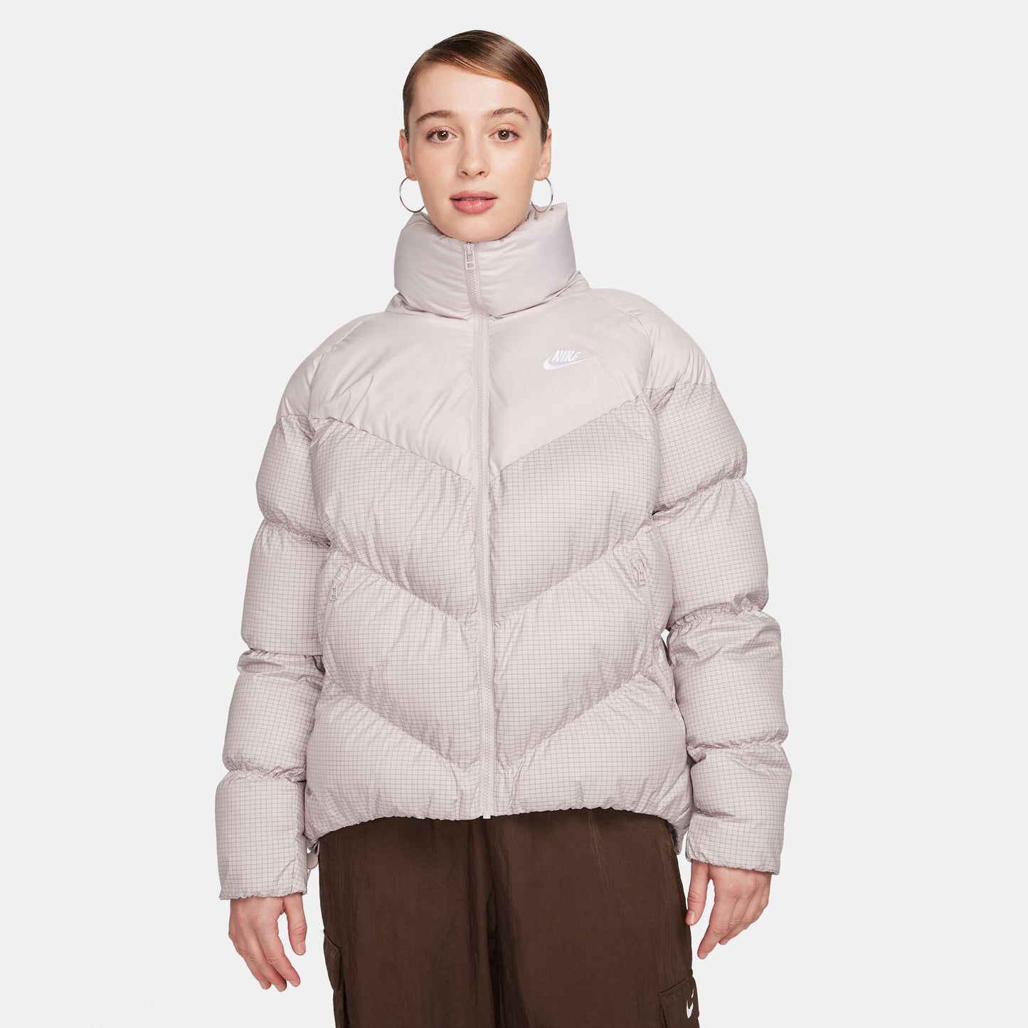 Nike Sportswear Windpuffer Kadın Beyaz Mont