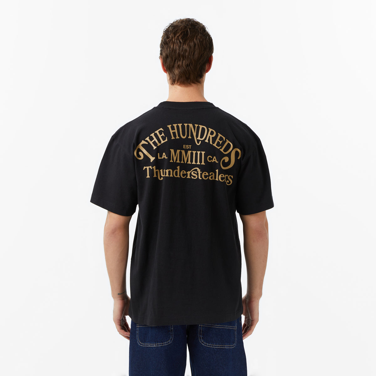 The Hundreds Thunder Cycle Erkek Siyah T-shirt