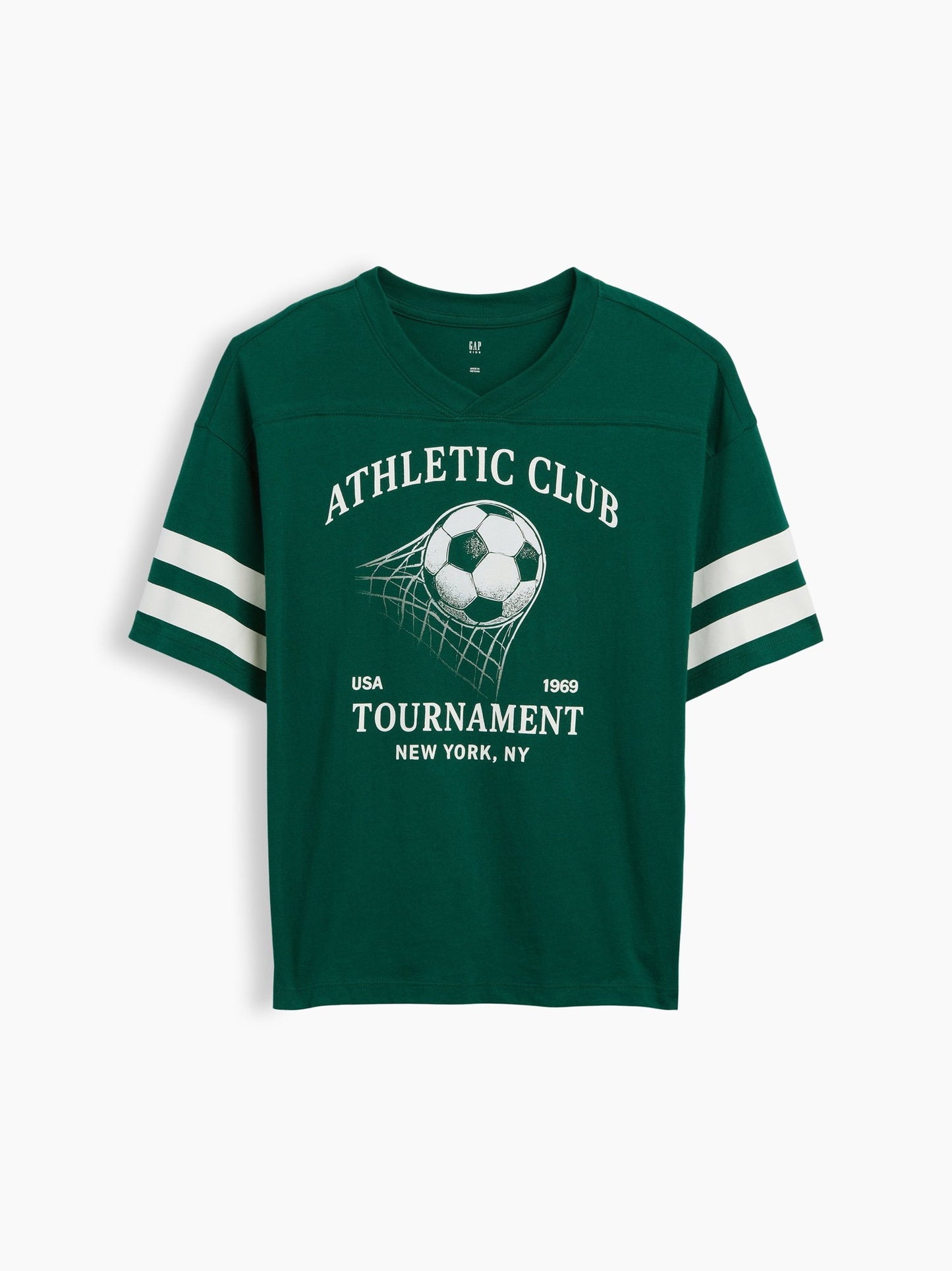 Koyu Yeşil Oversized Soccer T-shirt