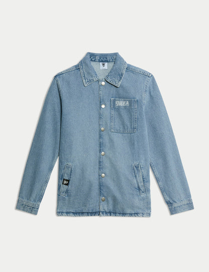 The Doodle Boy Graffiti Denim Ceket (2-16 Yaş)