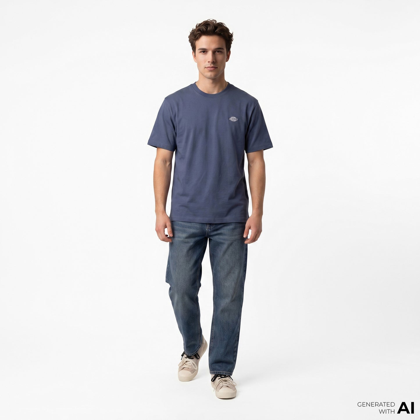 Dickies Summerdale Erkek Mavi T-shirt
