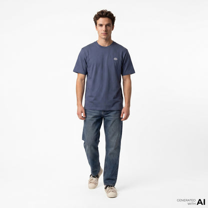 Dickies Summerdale Erkek Mavi T-shirt