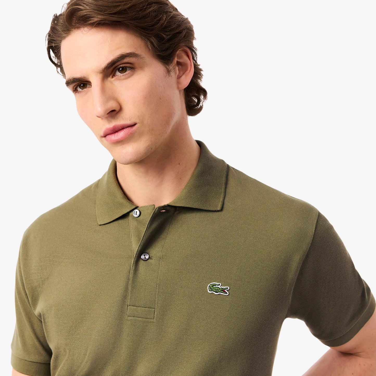 Lacoste L.12.12 Erkek Classic Fit Koyu Haki Polo