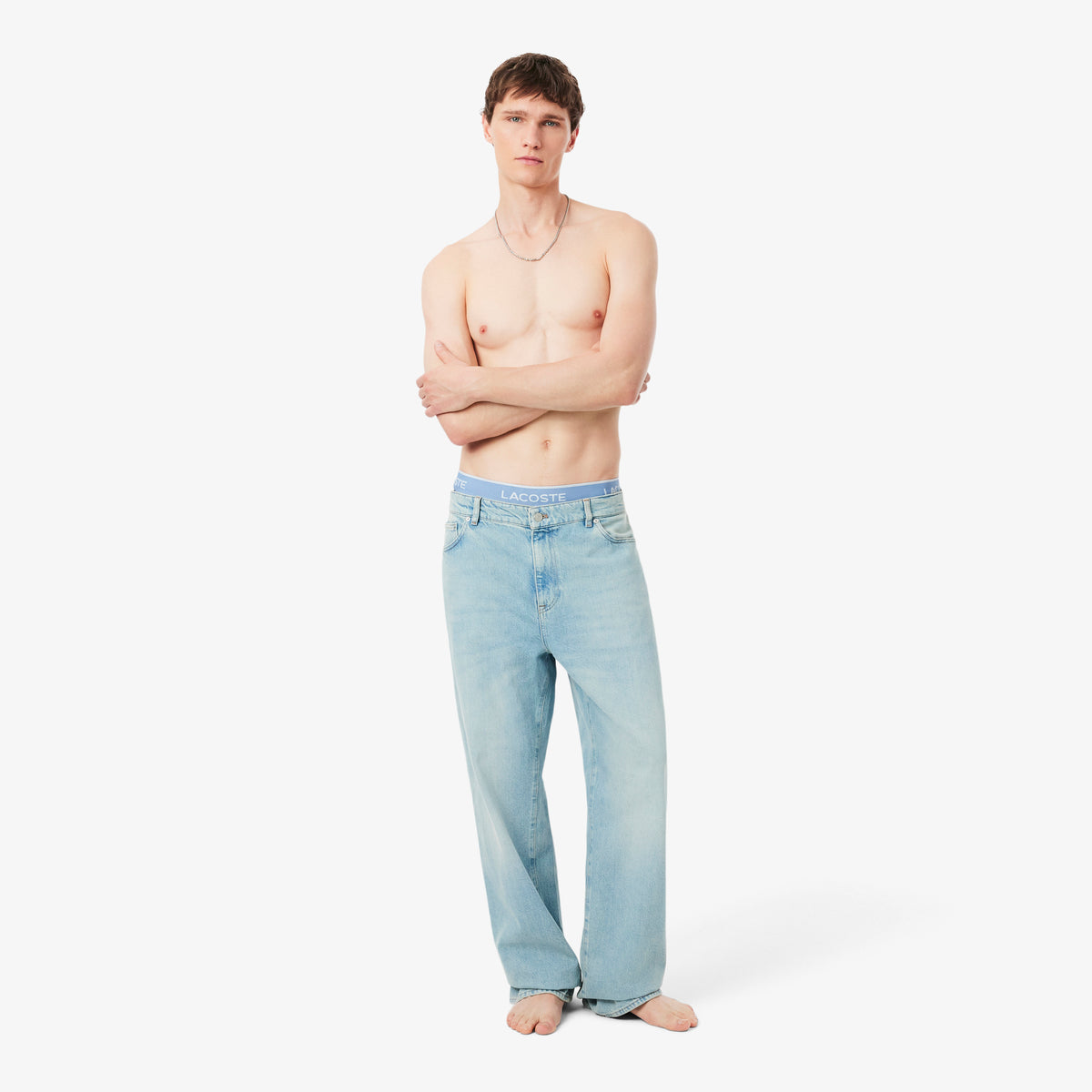 Lacoste Stretch Cotton Erkek Mavi Iç Giyim