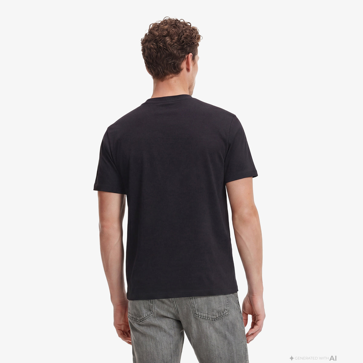 Calvin Klein 20s College Graphic Erkek Siyah T-shirt