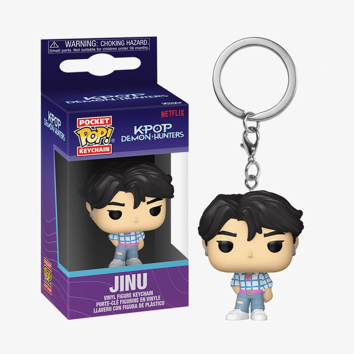 Funko Pocket Pop! Animation: Kpop Demon Hunters - Jinu Unisex Renkli Figür