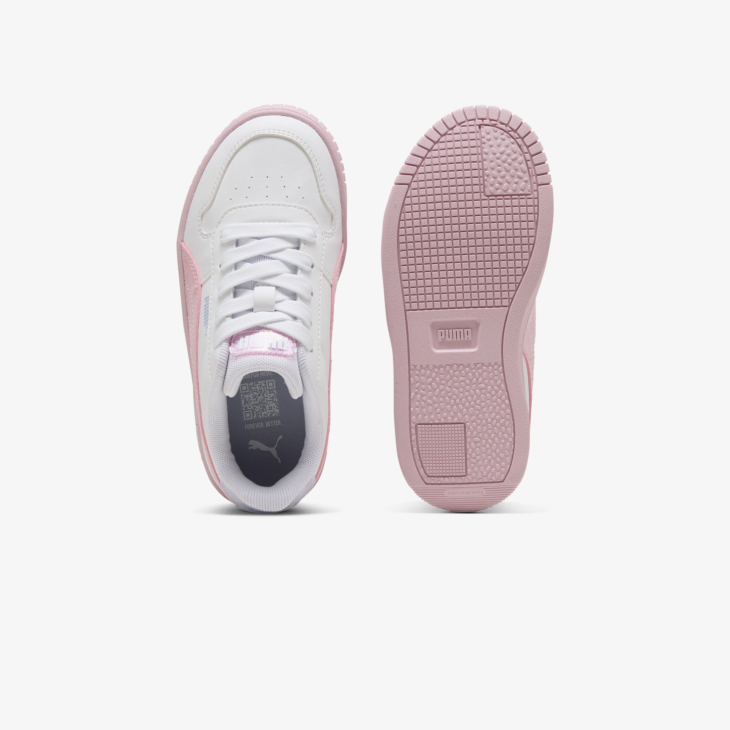 Puma Carina Street Blurry Dreams Çocuk Beyaz/pembe Spor Ayakkabı