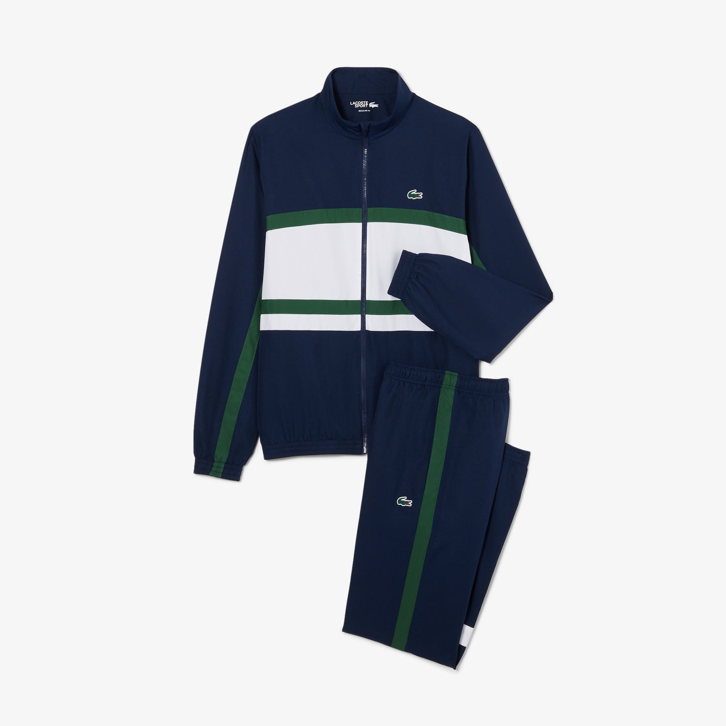 Lacoste Erkek Regular Fit Renk Bloklu Lacivert Eşofman Takımı