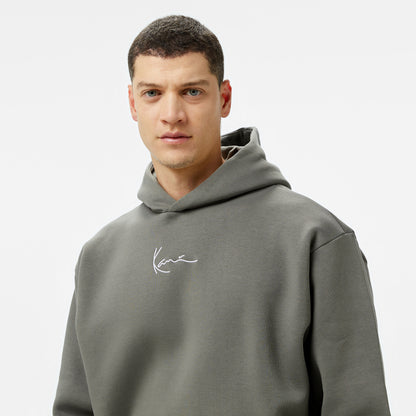 Karl Kani Small Signature Essential Os Erkek Gri Hoodie