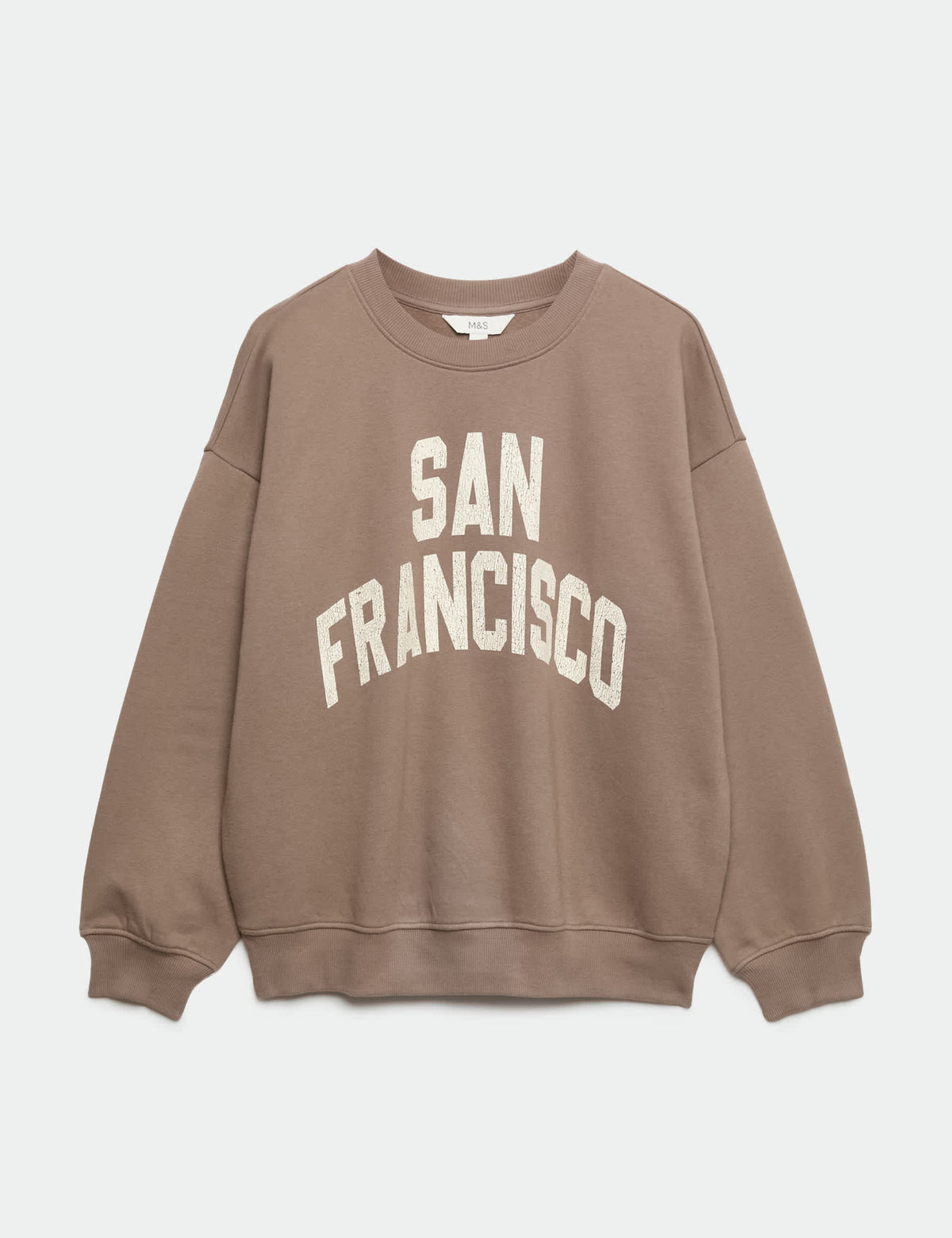 Pamuk Karışımlı Baskılı Sweatshirt
