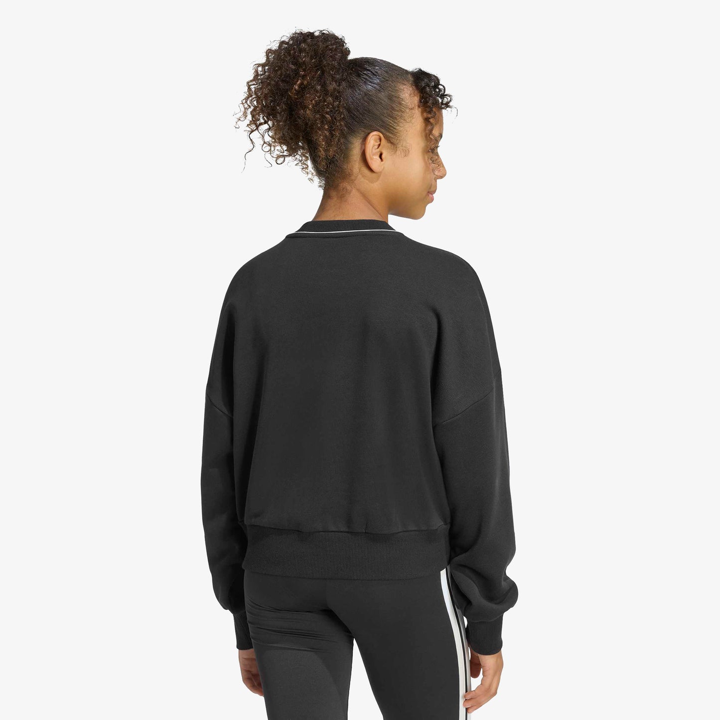 Adidas Stadium Çocuk Siyah Sweatshirt