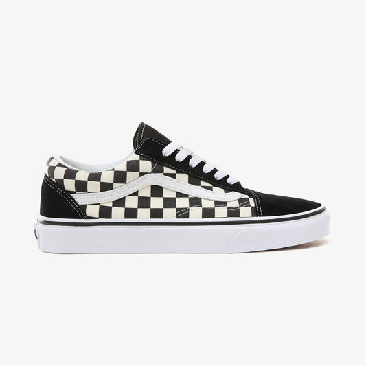 Vans Primary Check Old Skool Siyah - Bej Unisex Sneaker