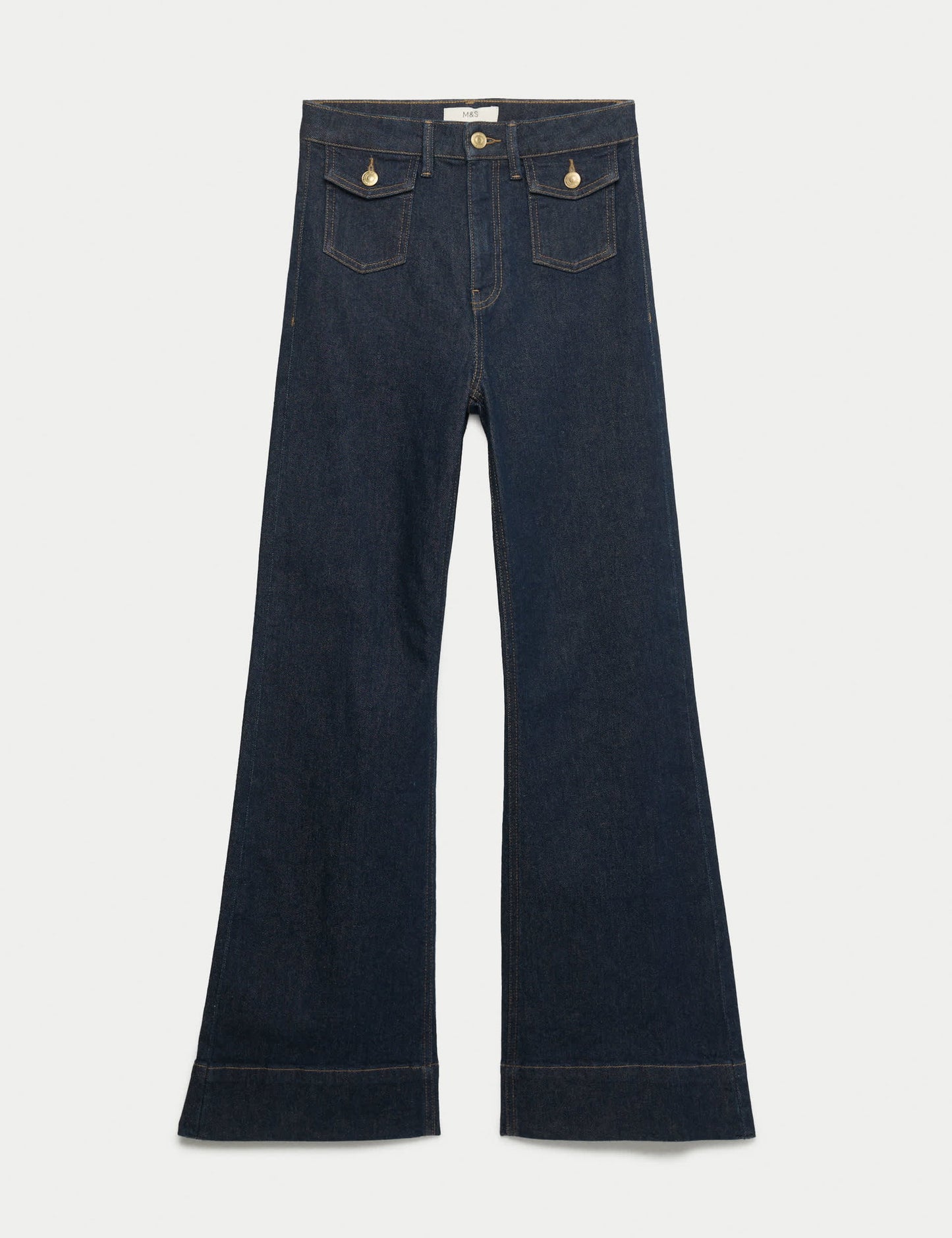 Yüksek Bel Flare Jean