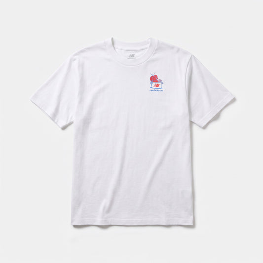 New Balance Lobster Roll Erkek Beyaz T-shirt