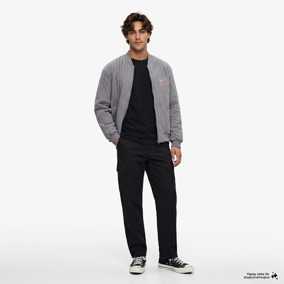 Unıted4 Regular Fit Erkek Gri Mont